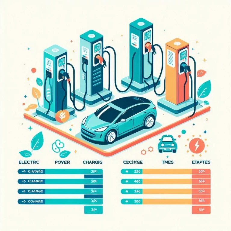 Tableau comparatif des types de bornes de recharge électrique, montrant les puissances, temps de recharge et coûts associés pour aider les utilisateurs à choisir la bonne option.